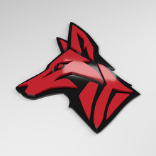 Distintivo Auto in Acrilico 3D Coyote_3