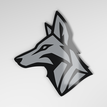 Distintivo Auto in Acrilico 3D Coyote_4