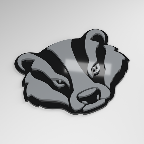 Distintivo Auto 3D in Acrilico Badger