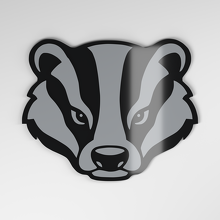 Distintivo Auto 3D in Acrilico Badger_4