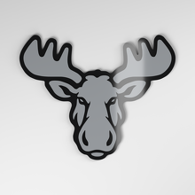 Distintivo Auto 3D in Acrilico Moose_4