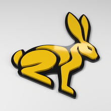 Distintivo Auto 3D in Acrilico Hare_2