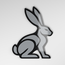 Distintivo Auto 3D in Acrilico Hare_4