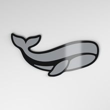 Distintivo Auto in Acrilico 3D Whale_4
