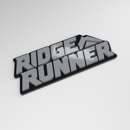 Distintivo Auto 3D in Acrilico Ridge Runner