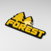 Distintivo Auto in Acrilico 3D Forest_2