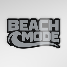 Distintivo Auto in Acrilico 3D Modalità Spiaggia_4