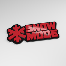 Badge Auto 3D in Acrilico Modalità Neve_3
