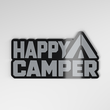 Distintivo Auto 3D in Acrilico Happy Camper_4