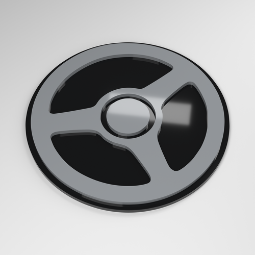 Distintivo Auto 3D in Acrilico per Volante_1