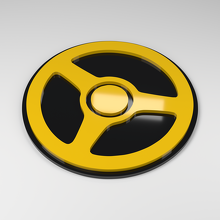 Distintivo Auto 3D in Acrilico per Volante_2