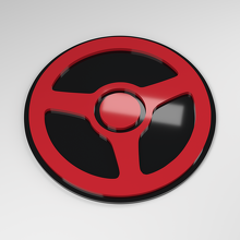 Distintivo Auto 3D in Acrilico per Volante_3