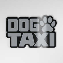 Distintivo Auto 3D in Acrilico Dog Taxi_4