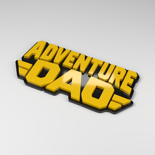 Distintivo Auto 3D in Acrilico Adventure Dad_2
