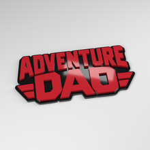 Distintivo Auto 3D in Acrilico Adventure Dad_3