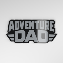 Distintivo Auto 3D in Acrilico Adventure Dad_4