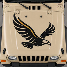 Adesivo in Vinile Sport TJ Banking Eagle per Cofano Jeep Wrangler 2006_2