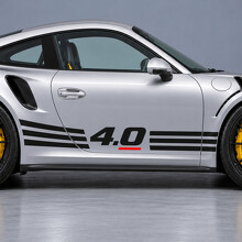 Adesivo Vinile Laterale Flat Six Flow GT3 RS per Porsche 911 2016_2