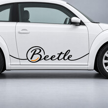 Adesivo in Vinile Laterale con Scritta Roundel per Volkswagen Beetle 2013_2