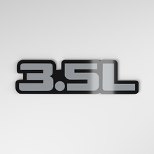 3.5L Badge Auto 3D in Acrilico_4