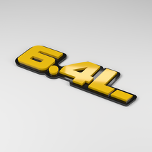 Distintivo Auto 3D in Acrilico 6.4L_2