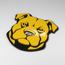 Distintivo Auto in Acrilico 3D Pit Bull_2
