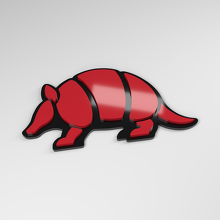 Distintivo Auto 3D in Acrilico Armadillo_3