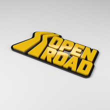 Targa Auto Acrilica 3D Open Road_2