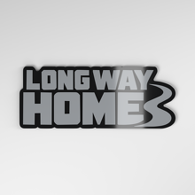 Distintivo Auto Acrilico 3D Long Way Home_4