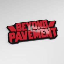 Badge Auto 3D in Acrilico Beyond Pavement_3