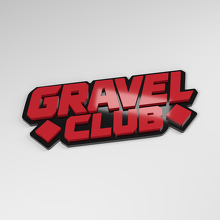 Distintivo Auto 3D Acrilico Gravel Club_3