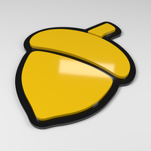 Distintivo Auto 3D in Acrilico Acorn_2