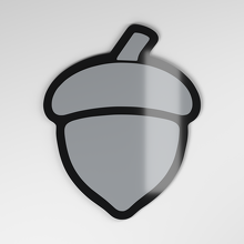 Distintivo Auto 3D in Acrilico Acorn_4