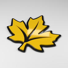 Distintivo Auto in Acrilico 3D Foglia d'Acero_2