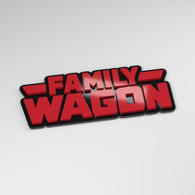 Distintivo Auto 3D in Acrilico Family Wagon_3