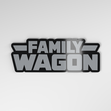 Distintivo Auto 3D in Acrilico Family Wagon_4