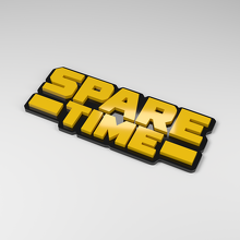 Distintivo Auto 3D in Acrilico Spare Time_2