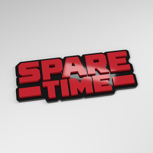 Distintivo Auto 3D in Acrilico Spare Time_3