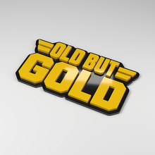 Vecchia ma d'oro Emblema Auto in Acrilico 3D_2