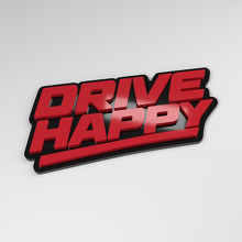 Drive Happy 3D Stemma Auto in Acrilico_3