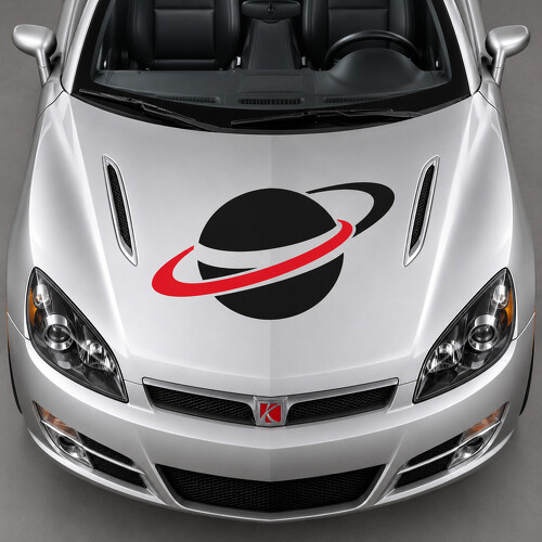 Adesivo in Vinile Cofano Orbital Horizon per Saturn Sky Red Line 2007–2009_1