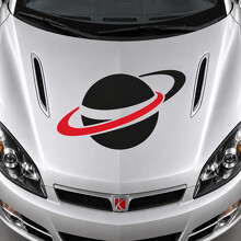Adesivo in Vinile Cofano Orbital Horizon per Saturn Sky Red Line 2007–2009_2