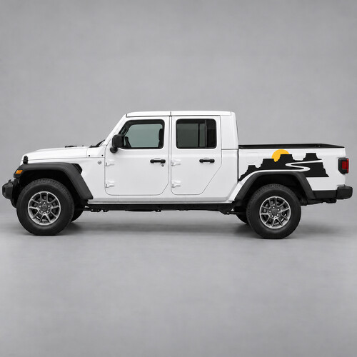 Adesivo in Vinile Canyon Switchbacks per Fiancata Jeep Gladiator Sport JT 2020–2026_1