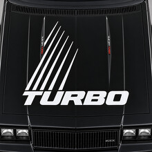 Adesivo in Vinile con Strisce Turbo Rails per Cofano Buick Regal Grand National G-Body 1984–1987_2