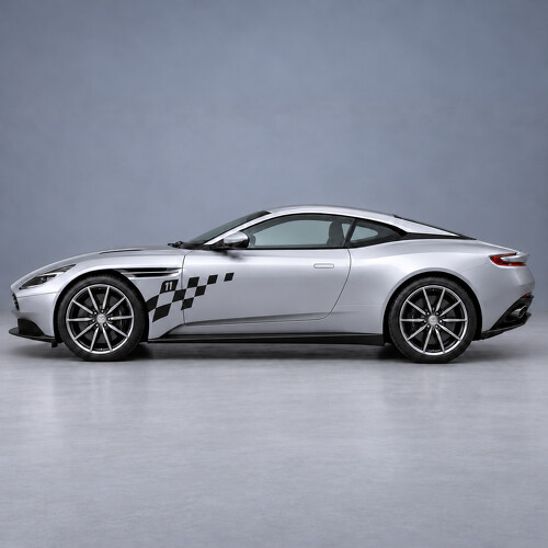 Adesivo in Vinile con Bordo Sfumatoper Paraurti Anteriore e Porta per Aston Martin DB11 V8 Coupé 1ª Gen 2018–2023