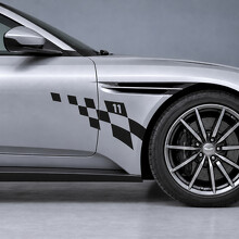 Adesivo in Vinile con Bordo Sfumatoper Paraurti Anteriore e Porta per Aston Martin DB11 V8 Coupé 1ª Gen 2018–2023_2