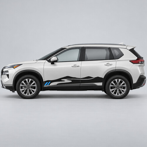 Adesivo vinilico per porta laterale Ridge Road per Nissan Rogue SV AWD T33 2021–2023