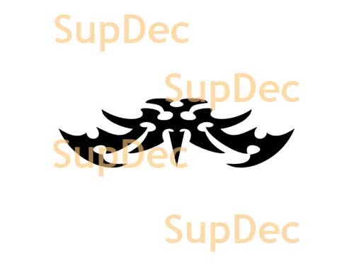 Adesivo in Vinile Tribal Blade Wings per Auto