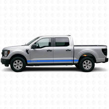 Kit Adesivi in Vinile Doppie Strisce Laterali Personalizzate per Musclecar truck 2016_2