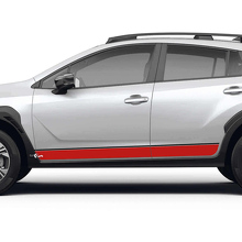 Kit Adesivi in Vinile Strisce Pannello Laterale Dritto per Subaru Crosstrek_2
